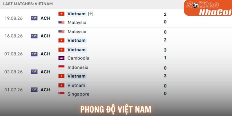 Phong độ Việt Nam